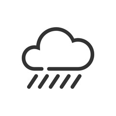 Rainy outline icon.
