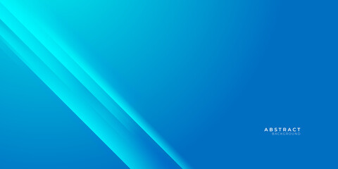 Color gradient background of blue. Abstract modern trendy vector soft color gradient background with light effect for natural sky or ocean water marine blend backdrop design template 