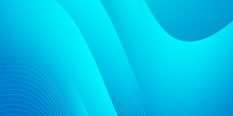 Blue abstraction background with shiny light. Color gradient background of blue. Abstract modern trendy vector soft color gradient background with light effect for natural sky or ocean water marine