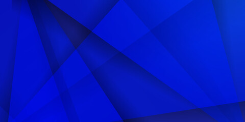Modern blue vibrant color abstract background. Bright blue background with abstract graphic elements for presentation background design. 