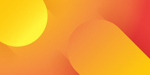 Abstract colorful orange curve background. Modern 3d orange yellow and red rounded rectangle background for technology business presentation background