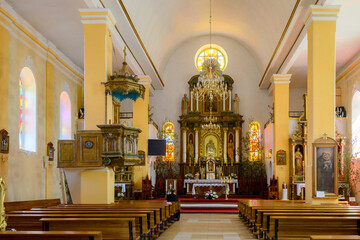 Church in Braslav. Church of the Nativity of the Blessed Virgin Mary in Braslav. Vitebsk region....
