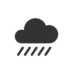 Rainy solid icon.