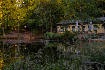 Gondola pond in Upper Lusatia