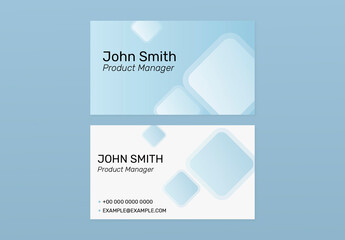 Business Card Template in Modern Design