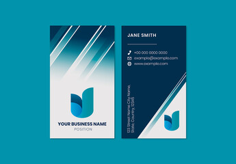 Business Card in Modern Design Template