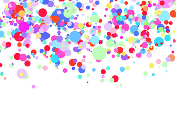 Light multicolor background, colorful vector texture with circles. Splash effect banner. Glitter silver dot abstract illustration with blurred drops of rain. Pattern for web page, banner,poster, card