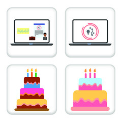 Vector illustration Set for Business Continuity Planning and more EPS10