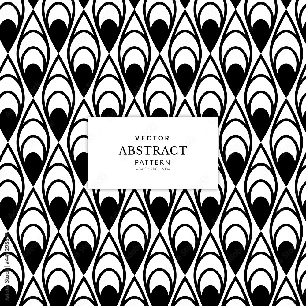 Poster abstract decorative seamless scales pattern and texture. abstract peacock tail feathers seamless pat
