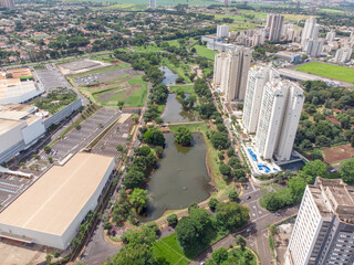 Vista Aérea Parque das Artes em Ribeirão Preto 