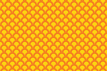 Seamless pattern repeating design with geometric shapes.