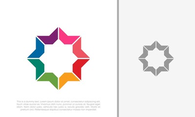 Global Community Logo Icon Elements Template. Community human Logo template vector. Community health care. Abstract Community logo