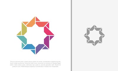 Global Community Logo Icon Elements Template. Community human Logo template vector. Community health care. Abstract Community logo