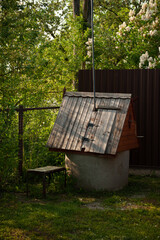 village russia summer well