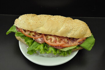 sandwich with ham