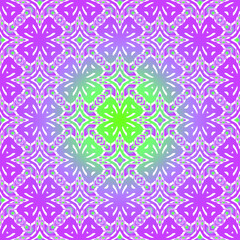 Geometric vector pattern with purple and green gradient. simple ornament for wallpapers and backgrounds.