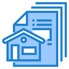 Home blue style icon