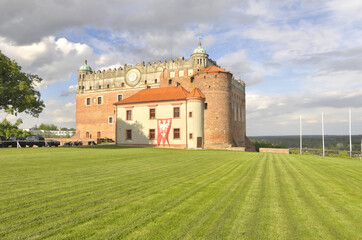 Fototapeta na wymiar Gotycko-renesansowy Zamek w Golubiu-Dobrzyniu, Polska.