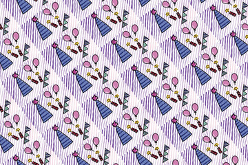 beautiful purple theme party background pattern