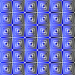 Geometric vector pattern with blue and black gradient. simple ornament for wallpapers and backgrounds.