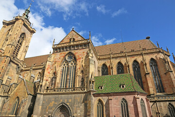 Fototapeta na wymiar St Martins Church in Colmar, France 