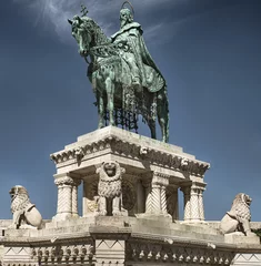 Tafelkleed Budapest statue © Steve