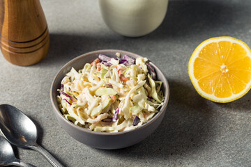 Homemade Creamy Cabbage Coleslaw