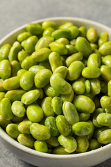 Raw Green Organic Steamed Edamame