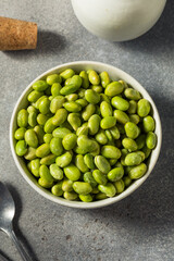 Raw Green Organic Steamed Edamame