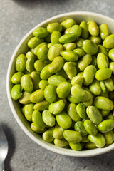 Raw Green Organic Steamed Edamame