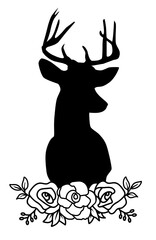 Vector Deer Head