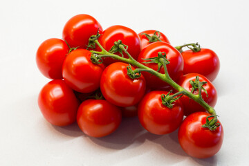 bunch of red vine tomatoes