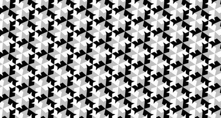 repetitive abstract geometric monochrome pattern-6q2b2