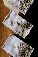 Photo of handmade Marcel soap with lavender