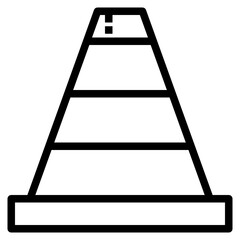 cone line icon