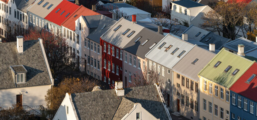 Reykjavik rooftops