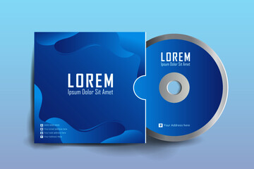 Cd cover design template. Cd cover design template. Luxury, Modern, Elegant, Professional Minimalist Business Cd cover with disk label design. Vector illustration