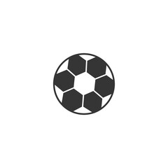 Fototapeta premium football ball icon, isolated, white background