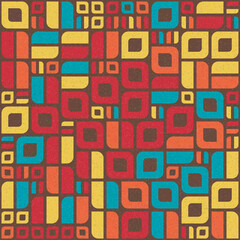 Abstract Geometric Pattern generative computational art illustration