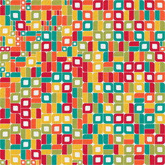 Abstract Geometric Pattern generative computational art illustration