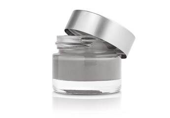 Open Cosmetic Cream Bottle