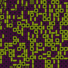 Abstract Geometric Pattern generative computational art illustration