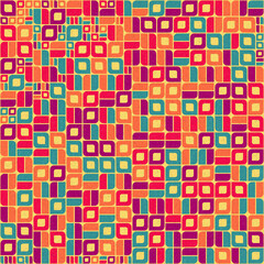 Abstract Geometric Pattern generative computational art illustration
