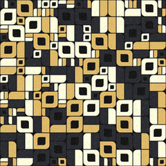 Abstract Geometric Pattern generative computational art illustration