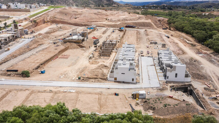 Complejo habitacional en construcción viviendas residenciales en Zapopan Mexico