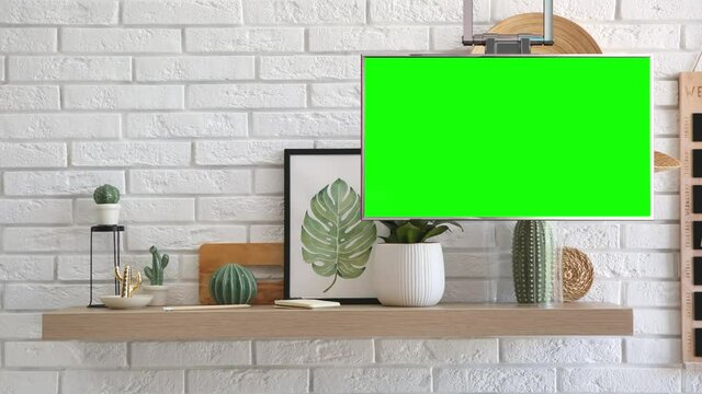 Minimalist Brick Backdrop for Video Productions