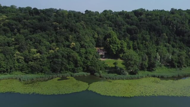 Landscape near Alserio Lake, Lombardy, Como