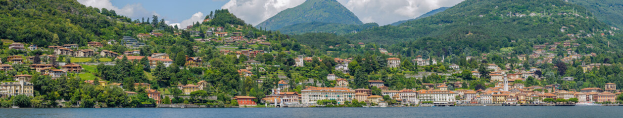 Fototapeta na wymiar Lake Como panorama