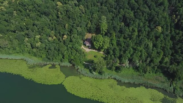 Landscape near Alserio Lake, Lombardy, Como