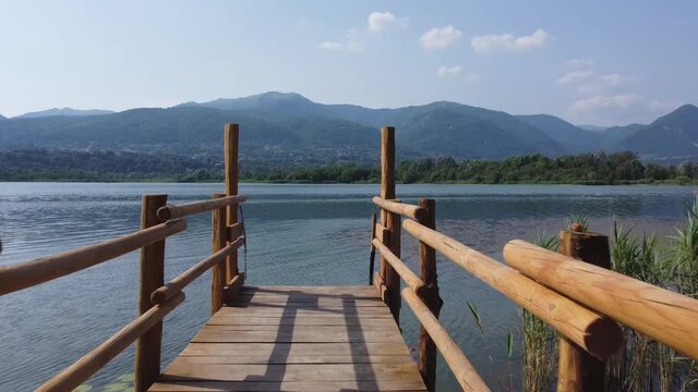 Landscape near Alserio Lake, Lombardy, Como
